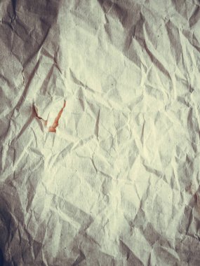 Buruşmuş kağıda yakın plan boş telif alanı arkaplanı