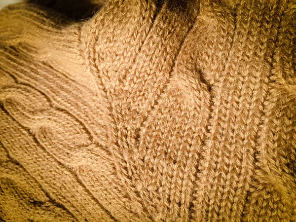 Örgü kumaş dokusu, yumuşak odak soyut arkaplan