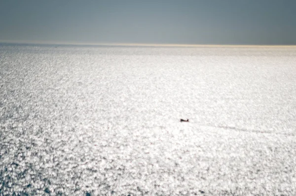 Blue Shiny Blurred Ocean Sunny Water Abstract Background — Stock Photo, Image