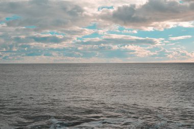 Sunset beach doğal bulanık bulutlu gökyüzü açık havada arka plan şaşırtıcı