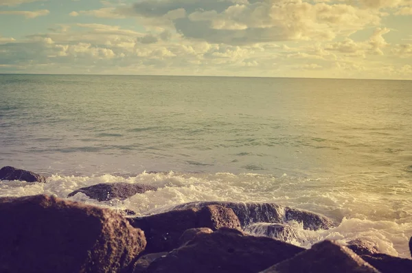 Krásné Moře Pobřeží Venku Přirozeného Pozadí Rekreační Turistiky Inspirující Krajinu — Stock fotografie