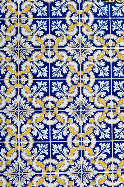 Detalle Abstracto Fondo Textura Azulejos Tradicionales Vista Primer Plano — Foto de Stock