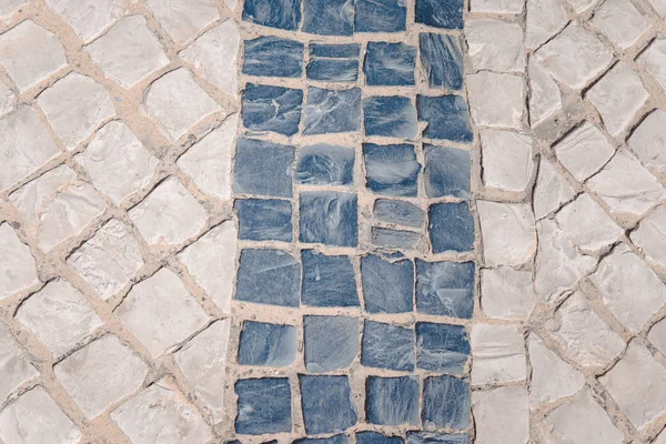 stock image Top view on surface of natural stones, outdoors background