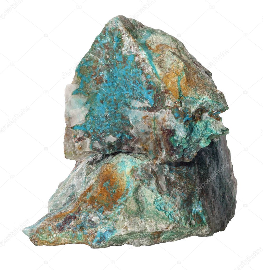 Turquoise raw gemstone