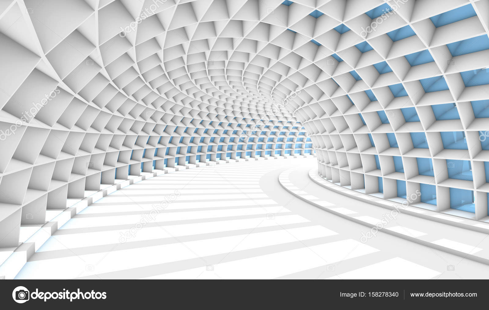 Abstract Tunnel 3d Background Stock Photo by ©aregfly 158278340