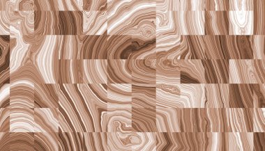 soyut kıvırcık ahşap Yüzükler