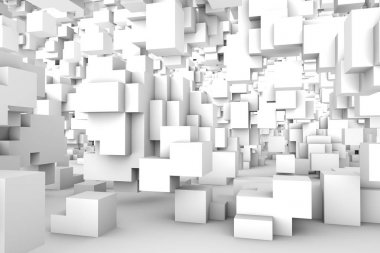 mimari soyut 3d render