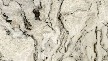 Beyaz kıvırcık mermer