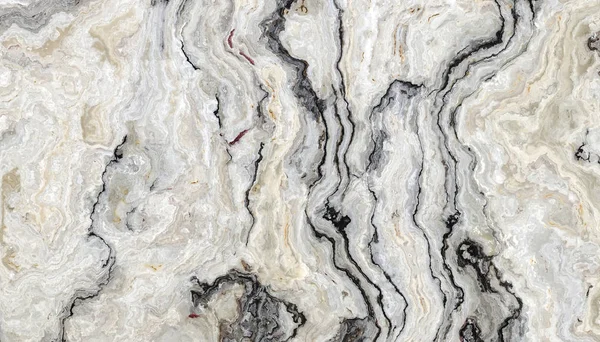 Vit lockigt marmor — Stockfoto