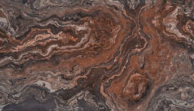 Kahverengi ven mermer taş