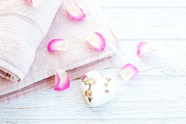 Spa salonu. Üstten Görünüm. Spa, gevşeme kavramı