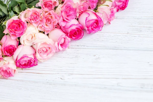 Fondo con rosas. Día de la Concepción, San Valentín , — Foto de Stock