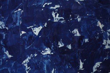 Mavi dekoratif arka plan. Doku macun.