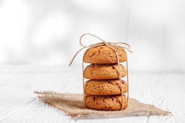 Oatcake. Kavramdır sağlıklı yemek, Kahvaltı, vejetaryenlik.