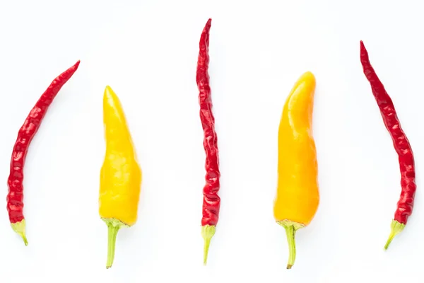 Diferentes tipos de chiles — Foto de Stock