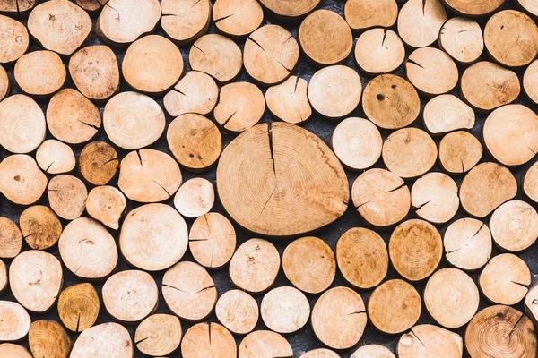 Montón de troncos para leña — Foto de Stock