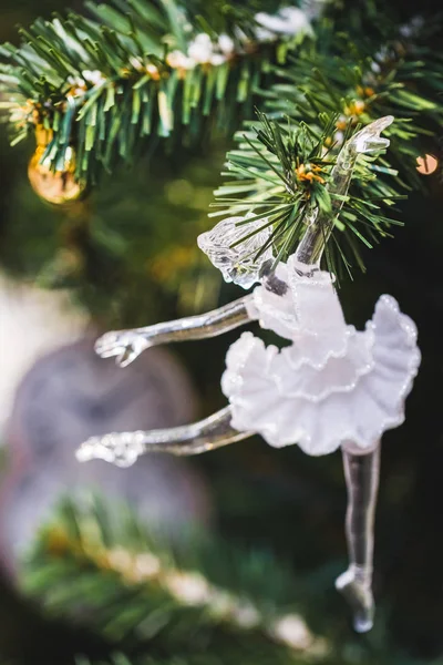 Transparant glas ornamenten — Stockfoto
