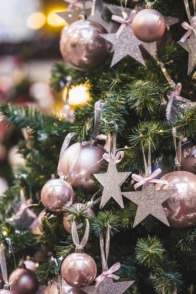 Decoraties voor de kerst boom ik — Stockfoto