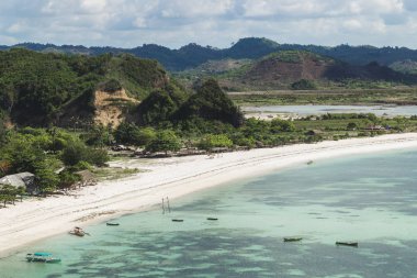 Paradise tropical island landscape  clipart