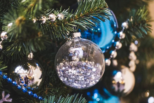 Kerstmis ballen close-up — Stockfoto