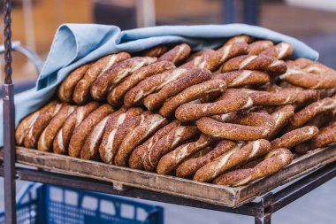 Türk simit simit yakın çekim. 