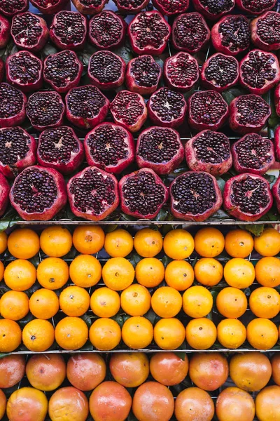 Mix tropic citrus fruits background. — Stock Photo, Image