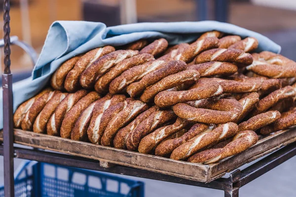Türk simit simit yakın çekim. 