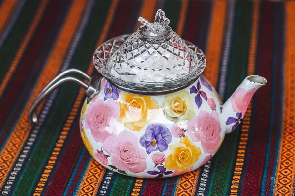 Beautiful decorative teapot — Stock Photo, Image