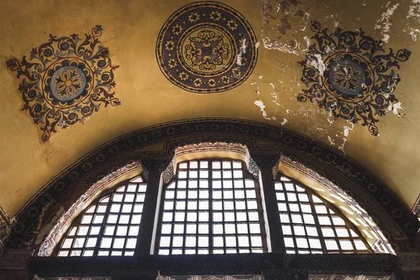 Interior da Santa Sofia em Istambul. Fotos De Bancos De Imagens