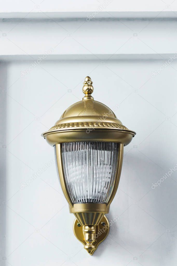 Beautiful modern metal lantern 