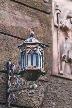 Güzel eski vintage metal fener