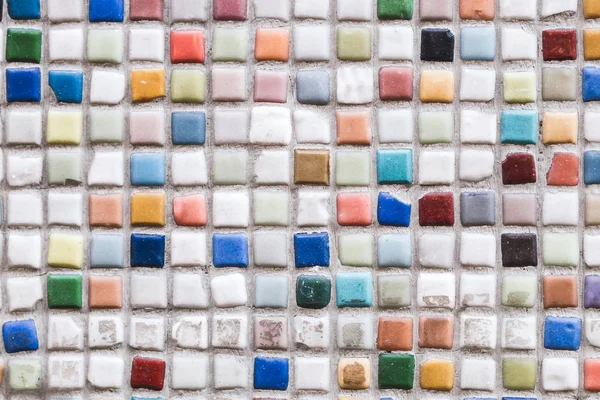 Mosaico multicolore, parete — Foto Stock