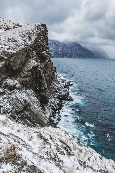 Zimní moře krajina. — Stock fotografie