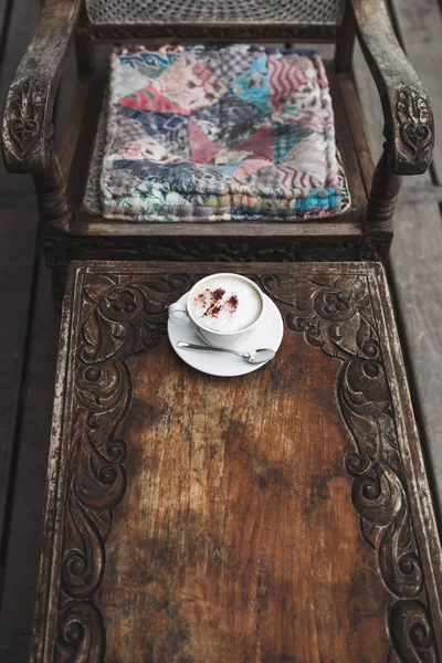 Filiżankę cappuccino aromat — Zdjęcie stockowe