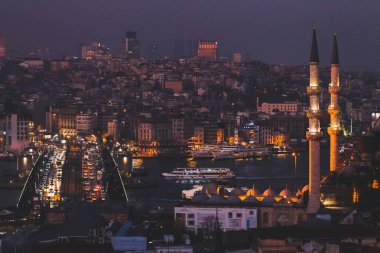 İstanbul gece görünümü 