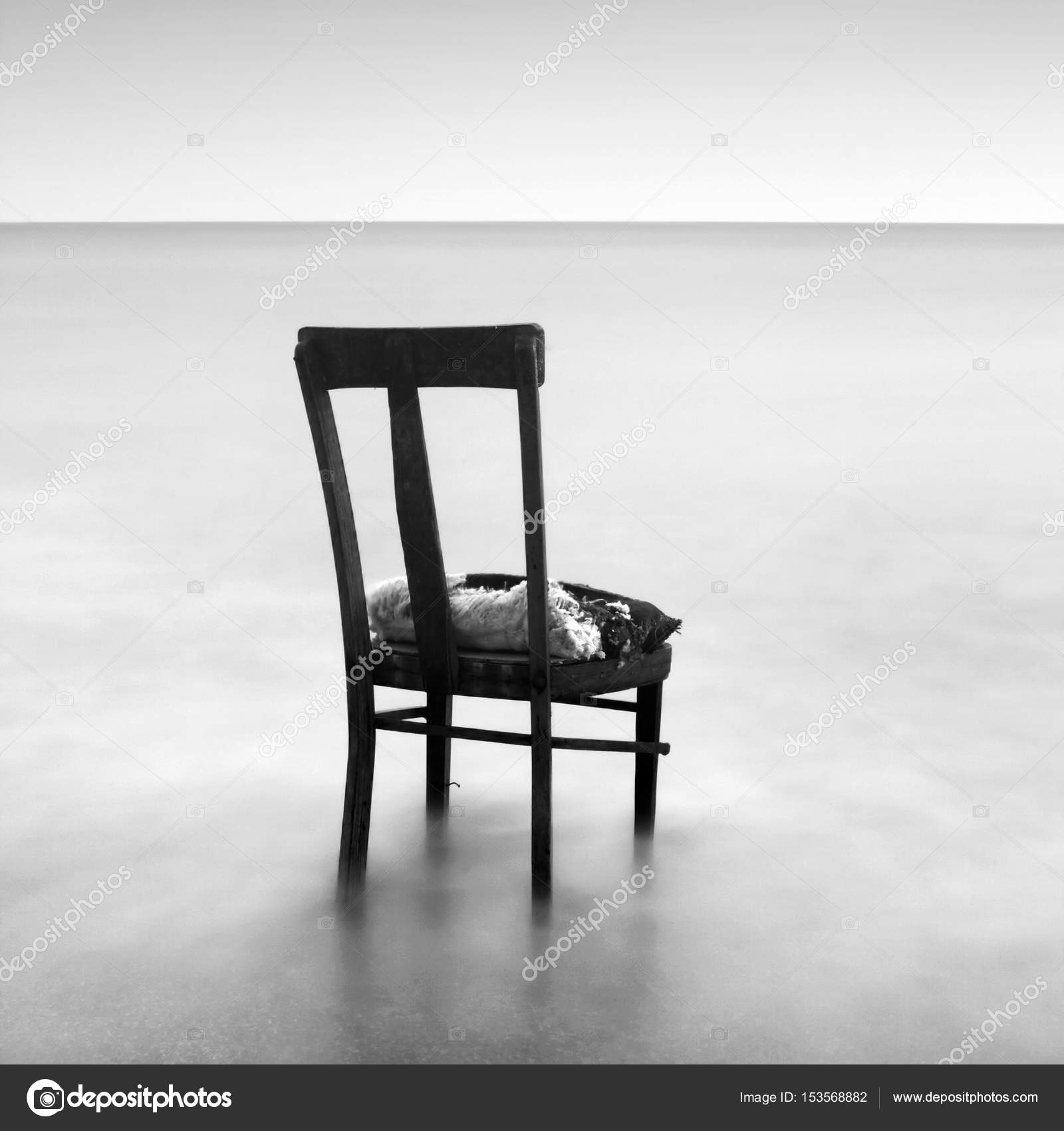 old chair in water 153568882
