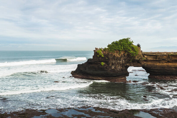 Sacred Balinese temple Tanah Lot. 