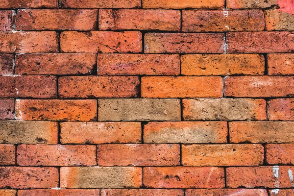 Grunge red bricks texture.