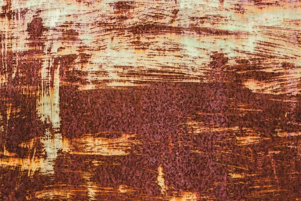 Fundal metalic ruginit colorat — Fotografie, imagine de stoc