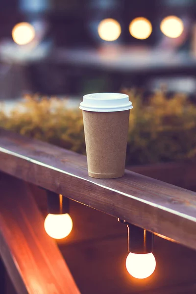 Cup takeaway coffee — Stock Photo, Image
