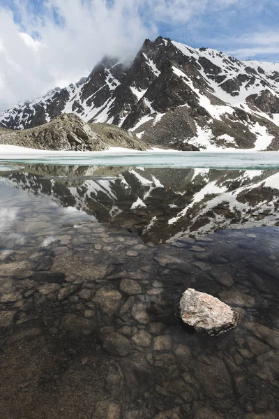 冰冻的湖 Syltrankel — 图库照片