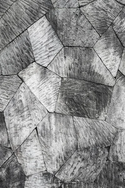 Szürke kőfal háttér, mintázat különböző geometriai SHA — Stock Fotó