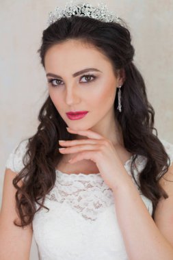 Taç gelin gelinlik ile prncessa