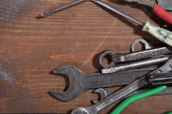 Bauhämmer Schraubendreher Reparatur Werkzeugzange — Stockfoto