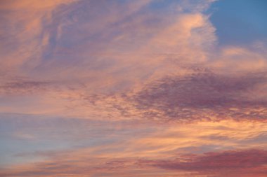 bulutlar düzlem gökyüzü manzara içinde gün batımında
