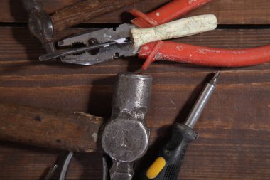 İnşaat tornavida onarım aracı kerpeten çekiç