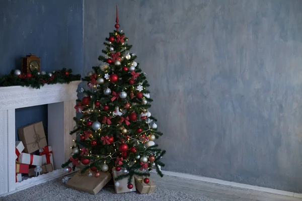 Noel dekor Noel ağaç hediyeler — Stok fotoğraf