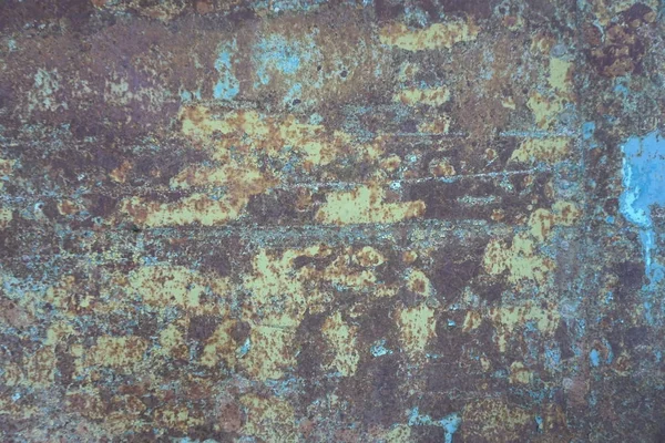 Velho metal enferrujado parede textura fundo — Fotografia de Stock