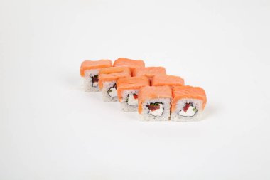 Suşi Japon Gıda Restoran balık pirinç alır.