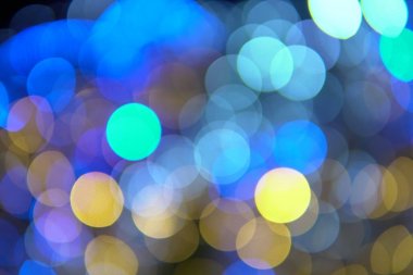 Işıklar Bokeh doku arka plan çelenk